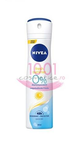 Nivea freshj summer 48h anti-perspirant deodorant spray femei