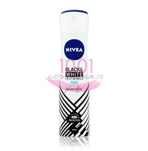 Nivea pure black   white pure anti-perspirant deodorant spray femei