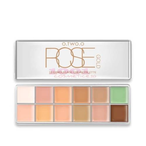 O two o rose gold 12 camouflage cream palette