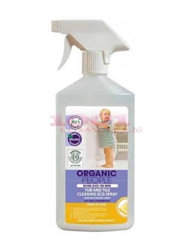 Organic people solutie ecologica tip spray pentru curatarea baii cu lamaie
