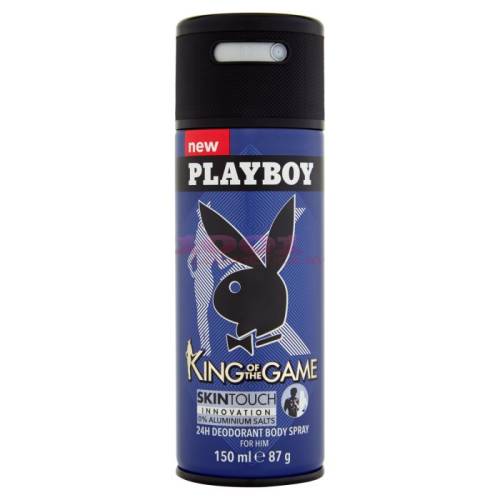 Playboy king of the game 24h deodorant body spray men