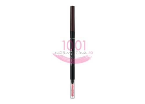 Rimmel london brow pro microultra-fine precision creion pentru sprancene dark brown 003
