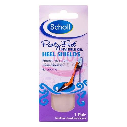 Scholl party feet invisible gel heel shields protectie din gel pentru calcaie