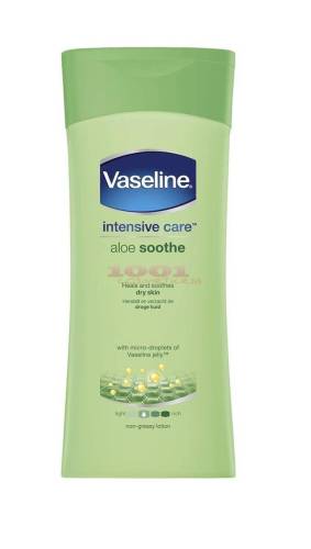 Vaseline intensive care aloe soothe lotiune de corp pentru pielea uscata