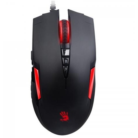 A4tech mouse a4tech gaming bloody v5,3200dpi,usb,black, activated, metal feet 'v5ma'