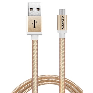 Adata adata cable usb type-a , charge and sync data on android, gold