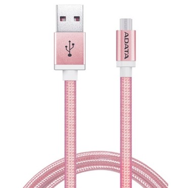 Adata adata cable usb type-a , charge and sync data on android, rose gold
