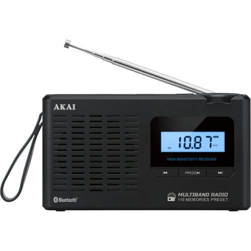 Akai radio portabil akai apr-600, bluetooth, am/fm, negru