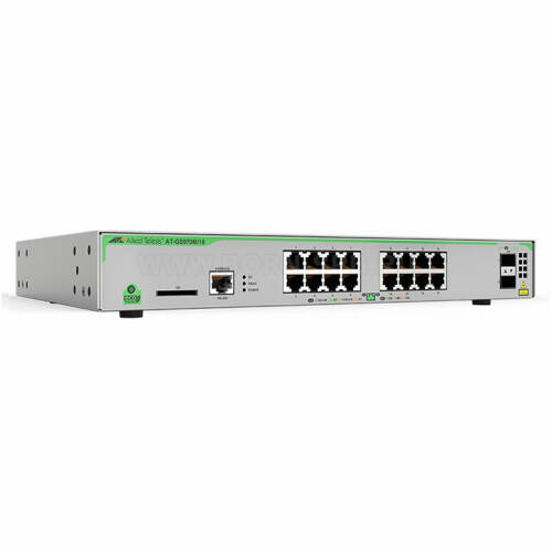 Allied telesis switch allied telesis 16port 10/100/1000t/+2sfp at-gs970m/18-50