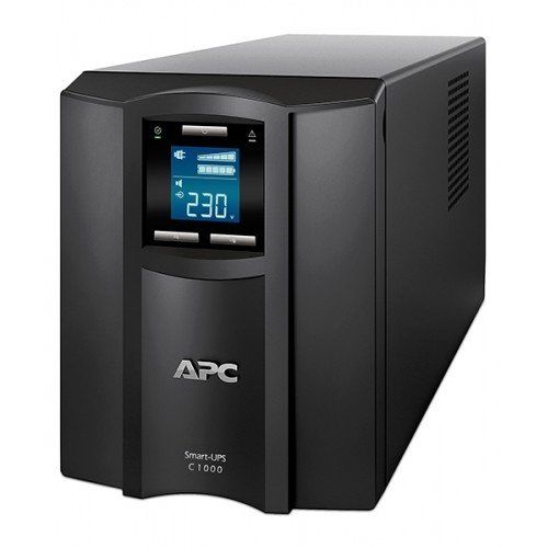 Apc ups apc smart-ups c line-interactive / sinusoidala 1000va / 600w 4 conectori c13 rackabil 2u, option