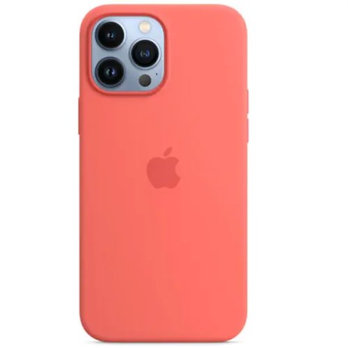 Apple carcasa silicone case cu magsafe pentru apple iphone 13 pro max, mm2n3zm/a, pink pomelo