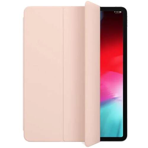 Apple husa apple ipad pro (12,9 third generation) smart folio, cuartz roz