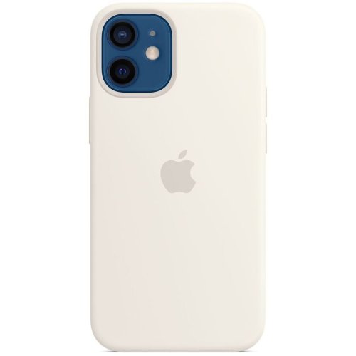 Apple husa de protectie apple cu magsafe pentru iphone 12 mini. silicon, alb