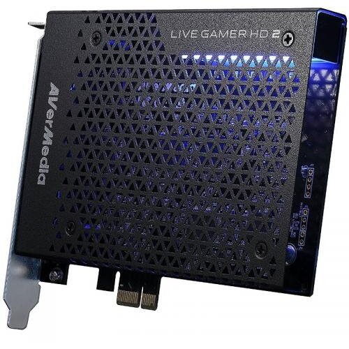 Avermedia placa de captura avermedia video grabber live gamer hd 2 gc570, pci-e, black