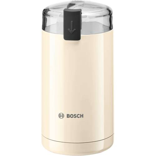 Bosch rasnita de cafea bosch tsm6a017c, 180 w, 75 g, cutit otel inoxidabil, crem