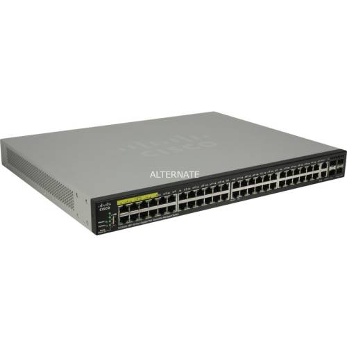 Cisco cisco sg350x-48 48-port gigabit stackable switch