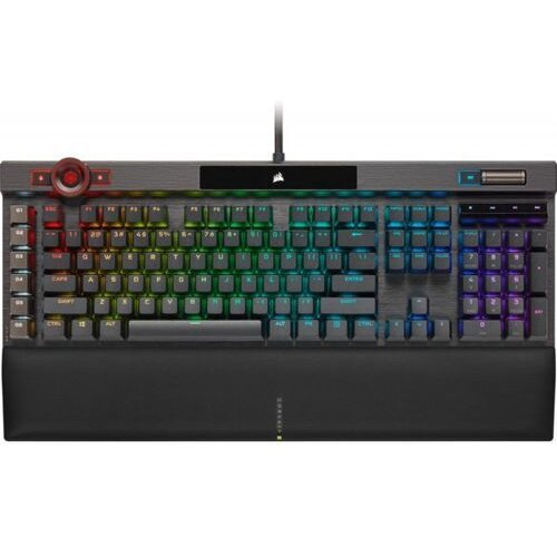 Corsair tastatura gaming mecanica corsair k100 rgb cherry mx speed, usb (negru)