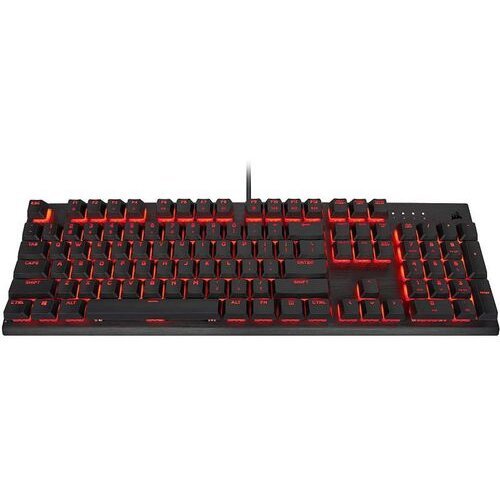 Corsair tastatura gaming mecanica corsair k60 pro red cherry mv red, usb, iluminare led rosu (negru)