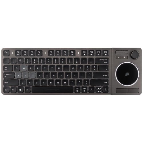 Corsair tastatura wireless entertainment corsair k83, mouse pad, iluminare alba, culoare negru-argintiu