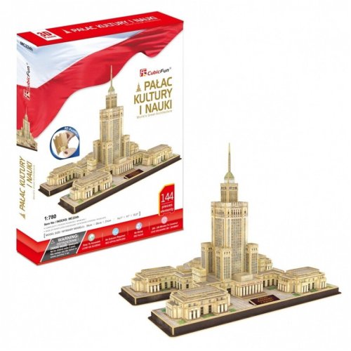 Cubic fun puzzle 3d cu 144 piese - palace of culture and science