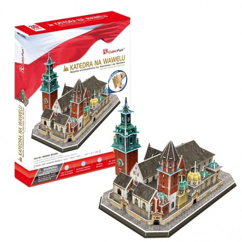 Cubic fun puzzle 3d cubic fun - wawel cathedral, 101 piese