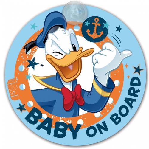 Disney eurasia semn de avertizare baby on board donald duck disney eurasia