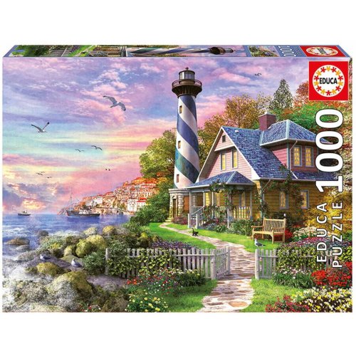 Educa puzzle educa - lighthouse at rock bay, 1000 piese