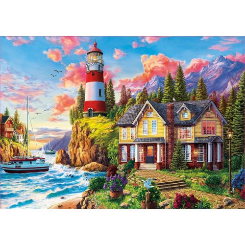 Educa puzzle educa - lighthouse landscape, 3000 piese
