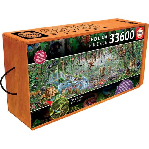 Educa puzzle educa, wildlife puzzle, 33600 piese
