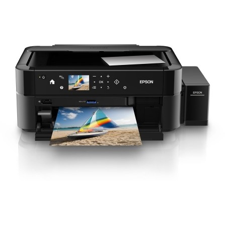 Epson imprimanta inkjet color ciss epson l810, dimensiune a4, viteza max 37ppm alb-negru, 38ppm color, rez