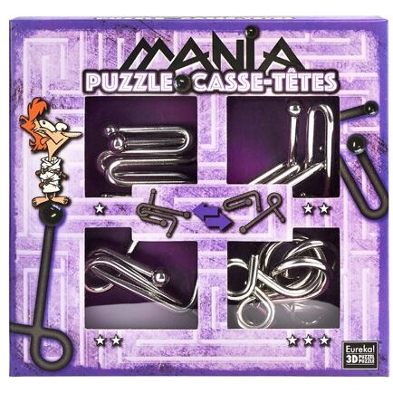 Eureka puzzle mania casse-ttes purple - 473204