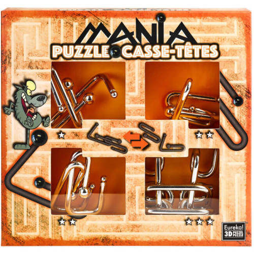 Eureka puzzle mania casse-ttes red - 473202