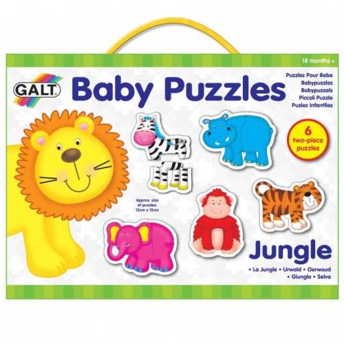 Galt baby puzzle: animale din jungla (2 piese)