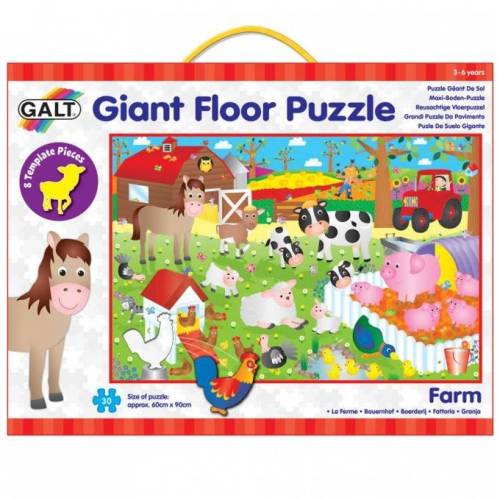 Galt giant floor puzzle: ferma (30 piese)