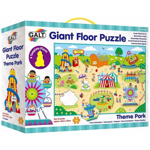 Galt giant floor puzzle: parcul de distractii (30 piese)