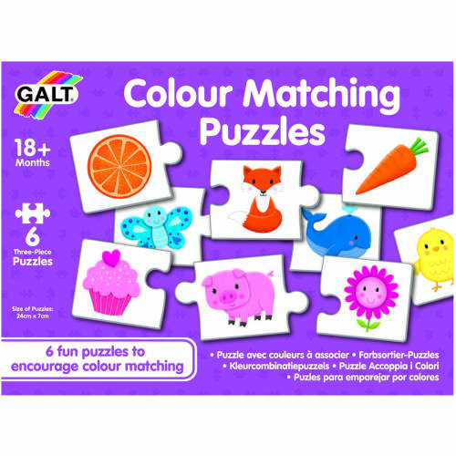 Galt set de 6 puzzle-uri - lumea culorilor