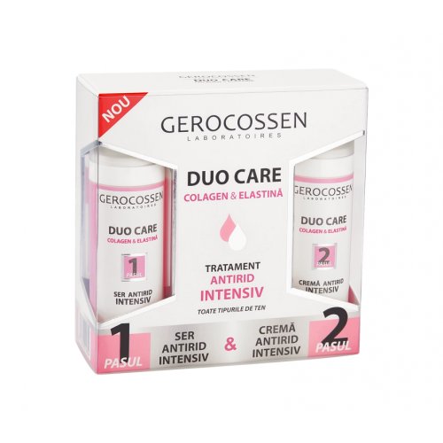 Gerocossen duo care - tratament antirid intensiv cu colagen si elastina