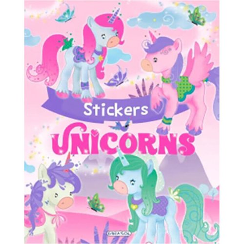 Girasol unicorns stickers (roz)