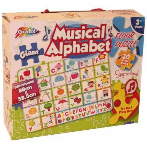Grafix puzzle de podea muzical - alfabetul vesel