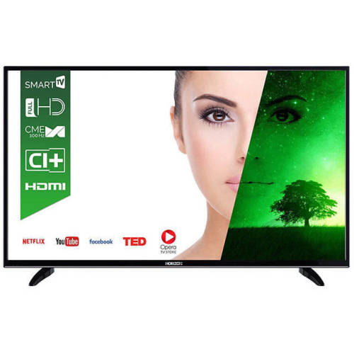 Horizon led tv horizon 39hl7330f, 39 dled / fhd / smart tv (wifi built-in) + dts / 100hz (cme) / usb player (mpeg4, mkv) / verynarrow (12mm) / double neck-foot stand / black