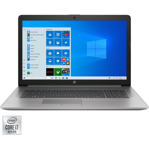Hp laptop hp probook 470 g7 cu procesor intel® core™ i7-10510u pana la 4.90 ghz, comet lake, 17.3, full hd, 8gb, 512gb ssd, amd radeon 530 2gb, windows 10 pro, silver