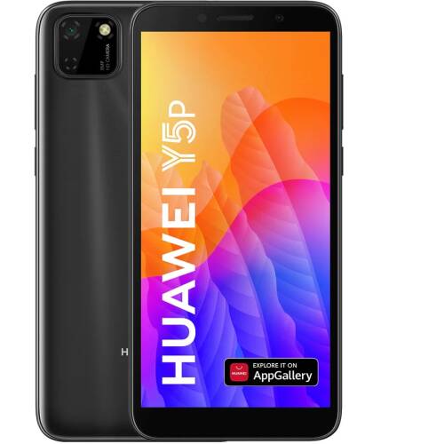 Huawei telefon mobil huawei y5p, dual sim, 32gb, 4g, midnight black