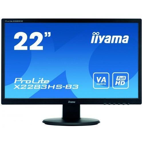 Iiyama monitor iiyama x2283hs-b3 21.5inch, panel va, d-sub/hdmi/dp, speakers