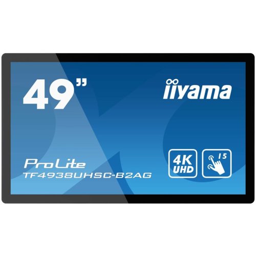 Iiyama monitor tactil incorporat iiyama prolite tf4938uhsc-b2ag 4k led 24/7 openframe antiglare