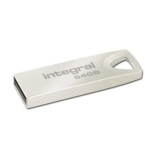 Integral stick memorie integral arc 64gb, usb 2.0, silver