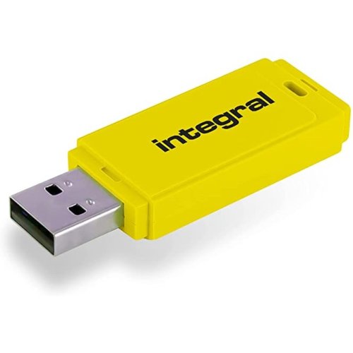 Integral usb flash drive integral drive neon usb 2.0 64gb galben