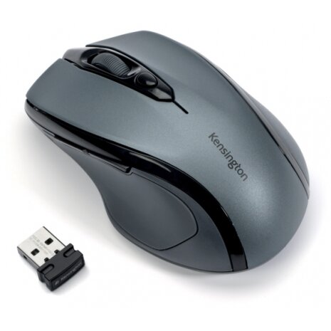 Kensington mouse optic wireless kensington pro fit mid size grafit gri