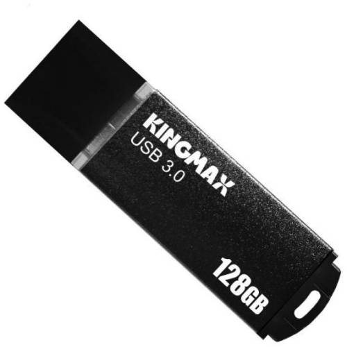 Kingmax usb 3.0 kingmax 128gb mb-03, compact, aliaj aluminiu, black km128gmb03b km-mb03-128gb/bk (include timbru verde 0.01 lei)