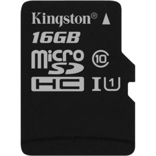 Kingston card de memorie kingston canvas select microsdhc 16gb class 10 uhs-i (80/10), fara adaptor