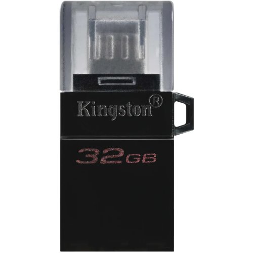 Kingston memorie usb kingston datatraveler microduo3 g2, 32gb, usb 3.2 type-a/micro, negru